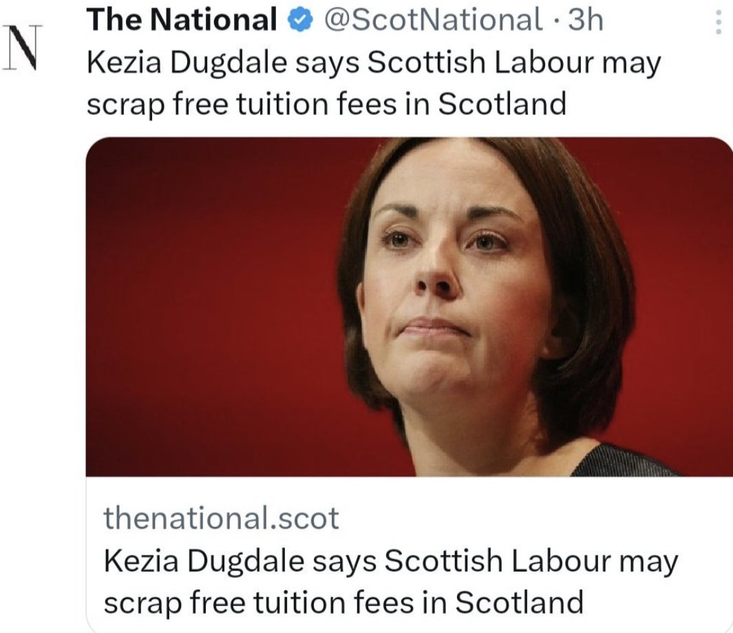 Labour promising change. 

We've all been warned.