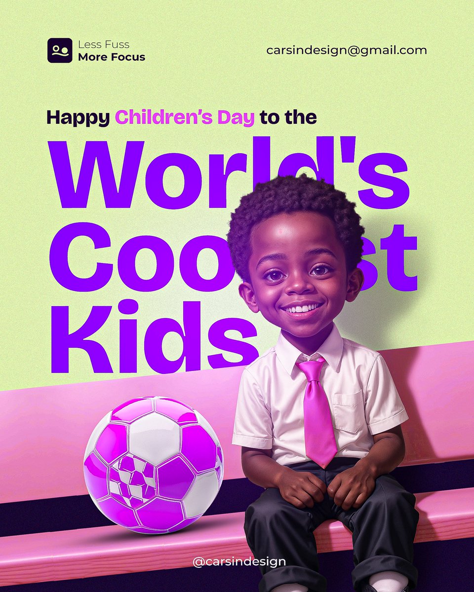 CarsinDesign's tweet photo. Show us your Children's Day Design that can beat this! I bet none!

Must be the coolest design here today🤗 https://t.co/G9tODMAGCv