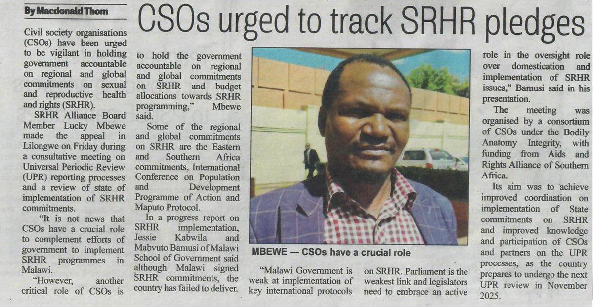 CSOs urged to TRACK pledges