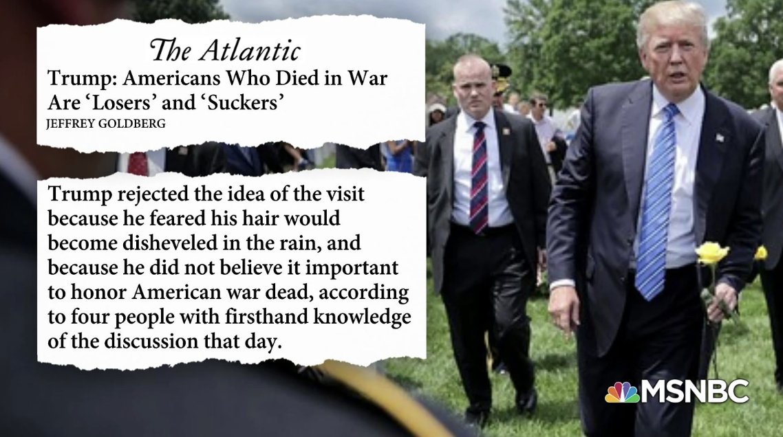 As President, Trump didn't want to visit a cemetery near Paris for Americans who fought and died in World War I because it was filled with 'suckers' and 'losers,' John Kelly, his longest-serving chief of staff, confirmed to the media. Other instances confirmed by Kelly, whose