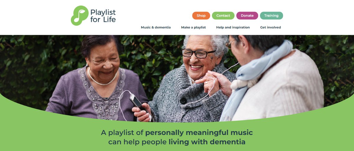 Playlist for Life is a music and dementia charity which helps people living with dementia create a unique, personalised playlist. For Dementia Awareness Week they’re running a session on Fri 31st May 2:30-4:30pm at Fraser Centre, Tranent. More info at playlistforlife.org.uk