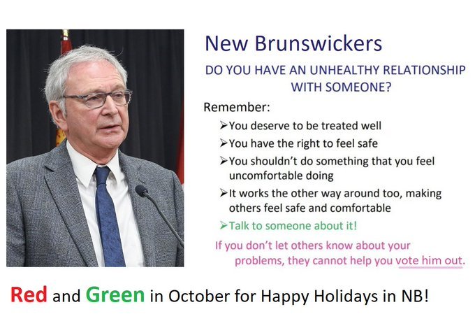 fvandenburg's tweet photo. Some helpful information from the high school presentation in #Quispamsis with a #MadeinNB emphasis added
NBers won't hear this useful advice from @pcnbca or @premierbhiggs so please share with everyone you know who needs to be reminded they can make a choice for a different NB! https://t.co/Q09r1d5oD3