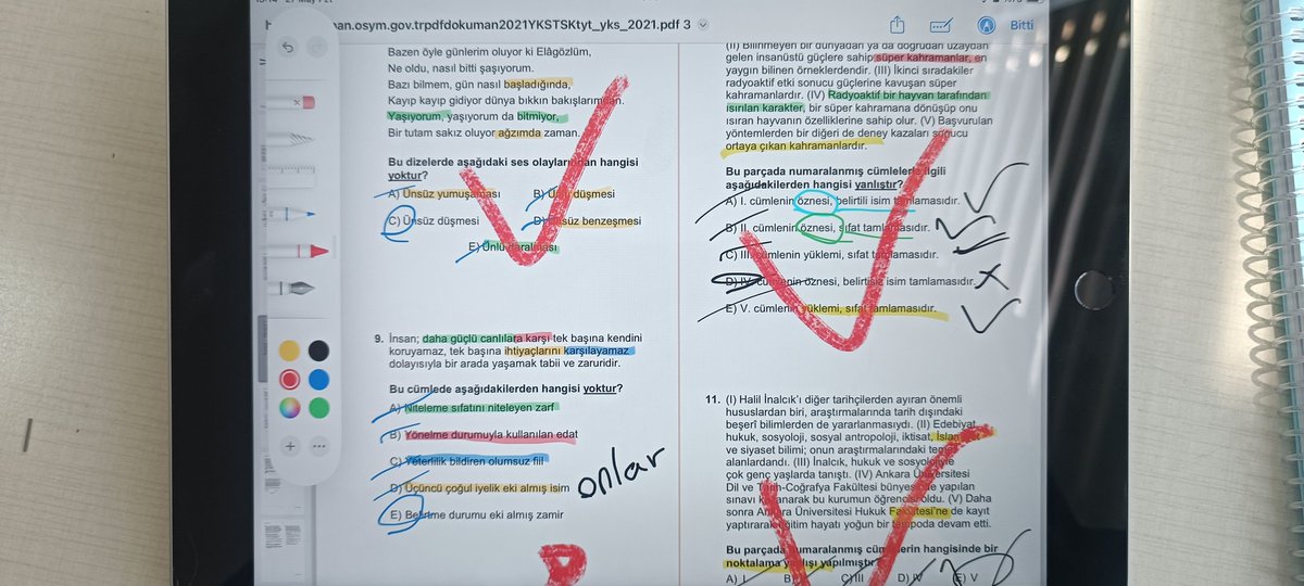 Emek kokan sayfalar, #yks2024
((2021 tyt Türkçe soruları))