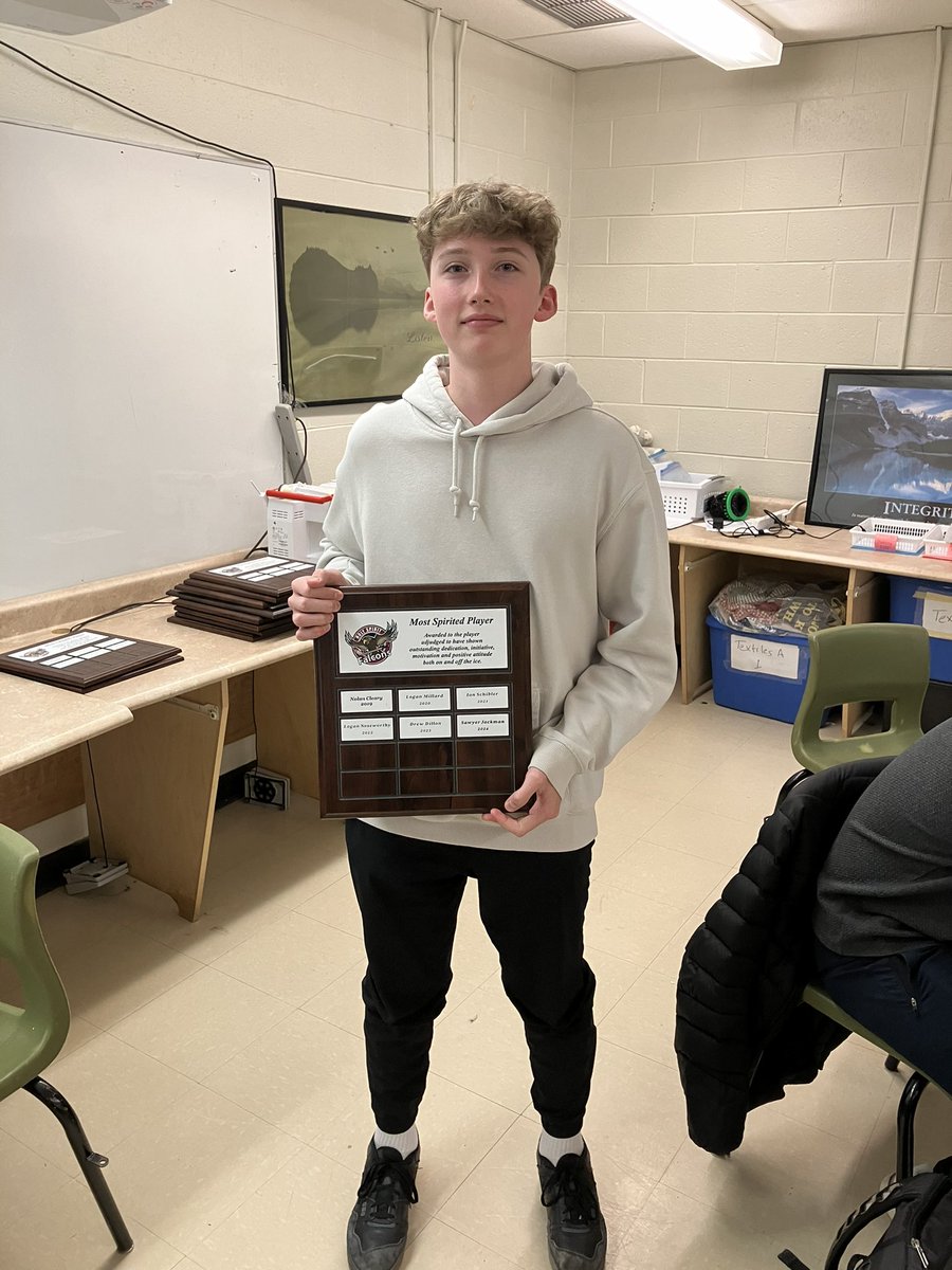 Falcons Hockey (@hsfalconhockey) on Twitter photo Winner of the most spirited player award is Sawyer Jackman. Congrats Sawyer.
<a href="/HSH_PE_Dept/">HSH PE Dept</a>
<a href="/hsh_stuco/">HSH Student Council</a> Winner of the most spirited player award is Sawyer Jackman. Congrats Sawyer.
<a href="/HSH_PE_Dept/">HSH PE Dept</a>
<a href="/hsh_stuco/">HSH Student Council</a>