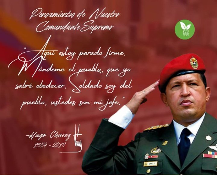 #27May Pensamiento de nuestro comandante supremo Hugo Rafael Chávez. 

Buenos días Venezuela 🇻🇪