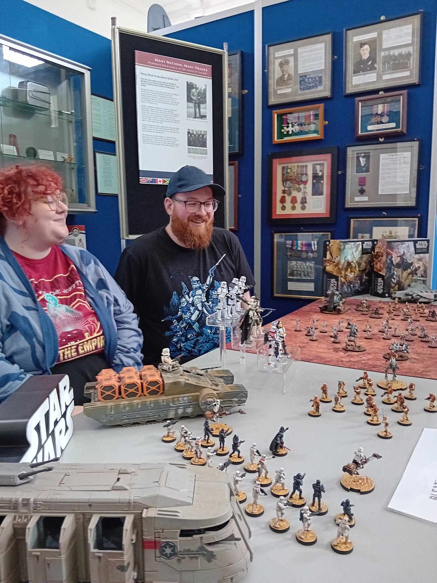 PDHeritageCent's tweet photo. The #FalconFunDay is in full swing at the Pembroke Dock Heritage Centre. Vader, Millennium Falcon flights, VR gaming, target range, models and more (including burgers...).
#starwars
#millenniumfalcon
Pembroke Dock Falcon
#bankholiday https://t.co/LyvsFHcyk8