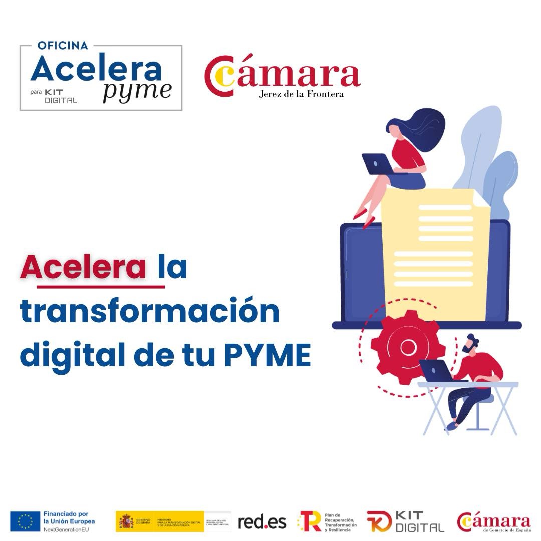 📢 ¿Tienes dudas sobre el Kit Digital? 🤔

📍 Ven a la Cámara de Comercio de Jerez y resuelve todas tus preguntas. ⁉️
#OficinasAcelerapyme #Acelerapyme #PlanDeRecuperación #NextGenerationEU #TransformaciónDigital
@redpuntoes @camarascomercio @SEDIAgob @P_Recuperacion @Acelerapyme