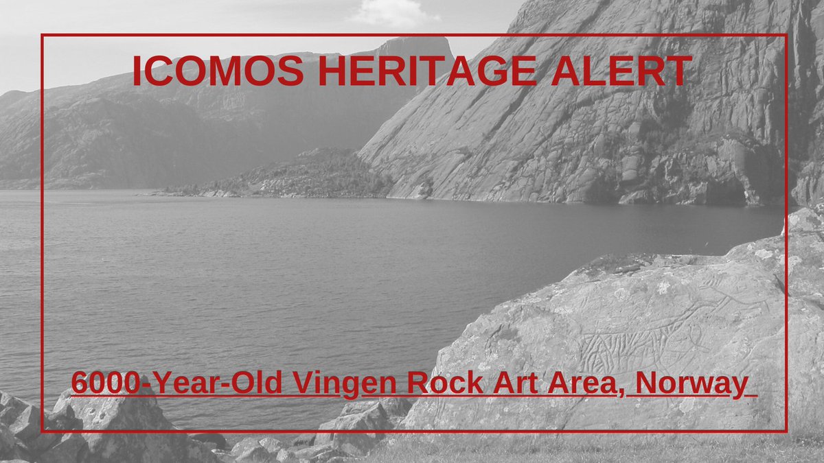 🛑#HeritageAlert🛑 6000-year-old Vingen Rock Art Area and Pristine Surrounding Landscape Face Threat of Damage Read our statement and take action: buff.ly/3ViZksB #SaveVingen #ProtectVingen