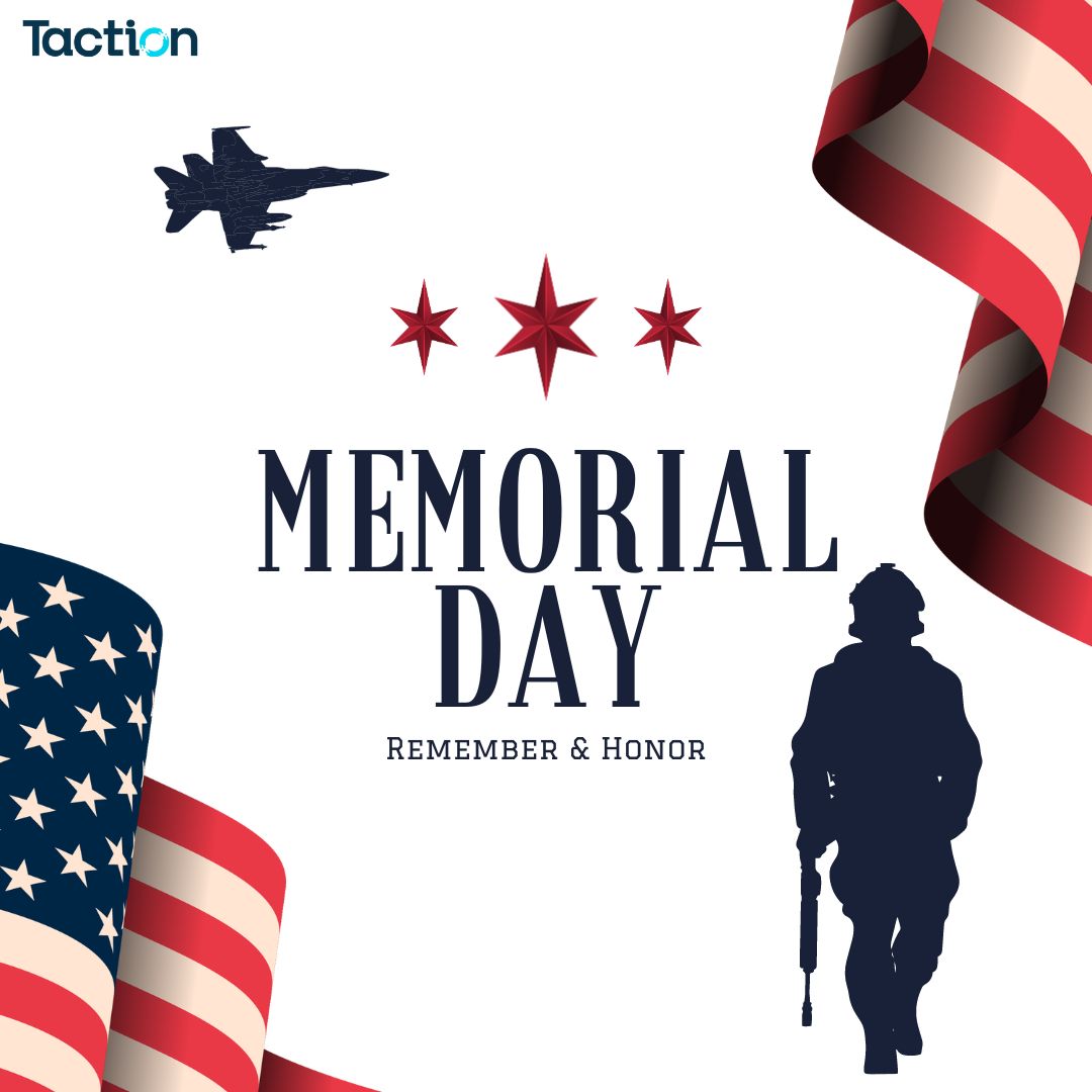 TactionSoft's tweet image. 🇺🇸 Honoring Our Heroes This Memorial Day 🇺🇸

This Memorial Day, let us take a moment to express our gratitude and pay tribute to the heroes who have shaped our nation.

#MemorialDay #HonoringHeroes #TactionSoftware #HealthcareInnovation #thankyoufirstcoach