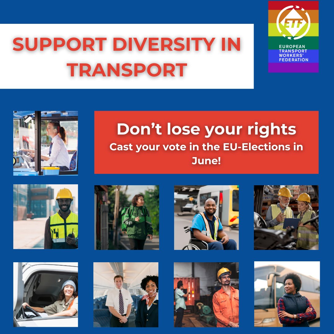 Transport should mirror the diversity of European society. 

Our vision  of Fair Transport supports all, especially marginalised groups. It  should ensure safe & discrimination-free workplaces, measures  against precarious work, and gender-sensitive policies.

Join our fight!