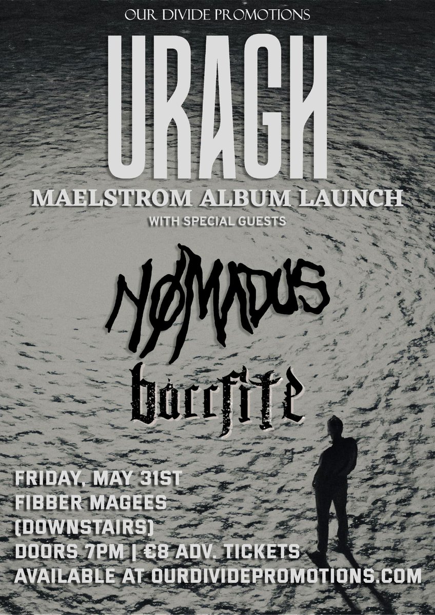 Friday Downstairs : URAGH (ALBUM LAUNCH) + Support Nomadus and Barrfite Followed by : Break Stuff Metal Club FREE ENTRY