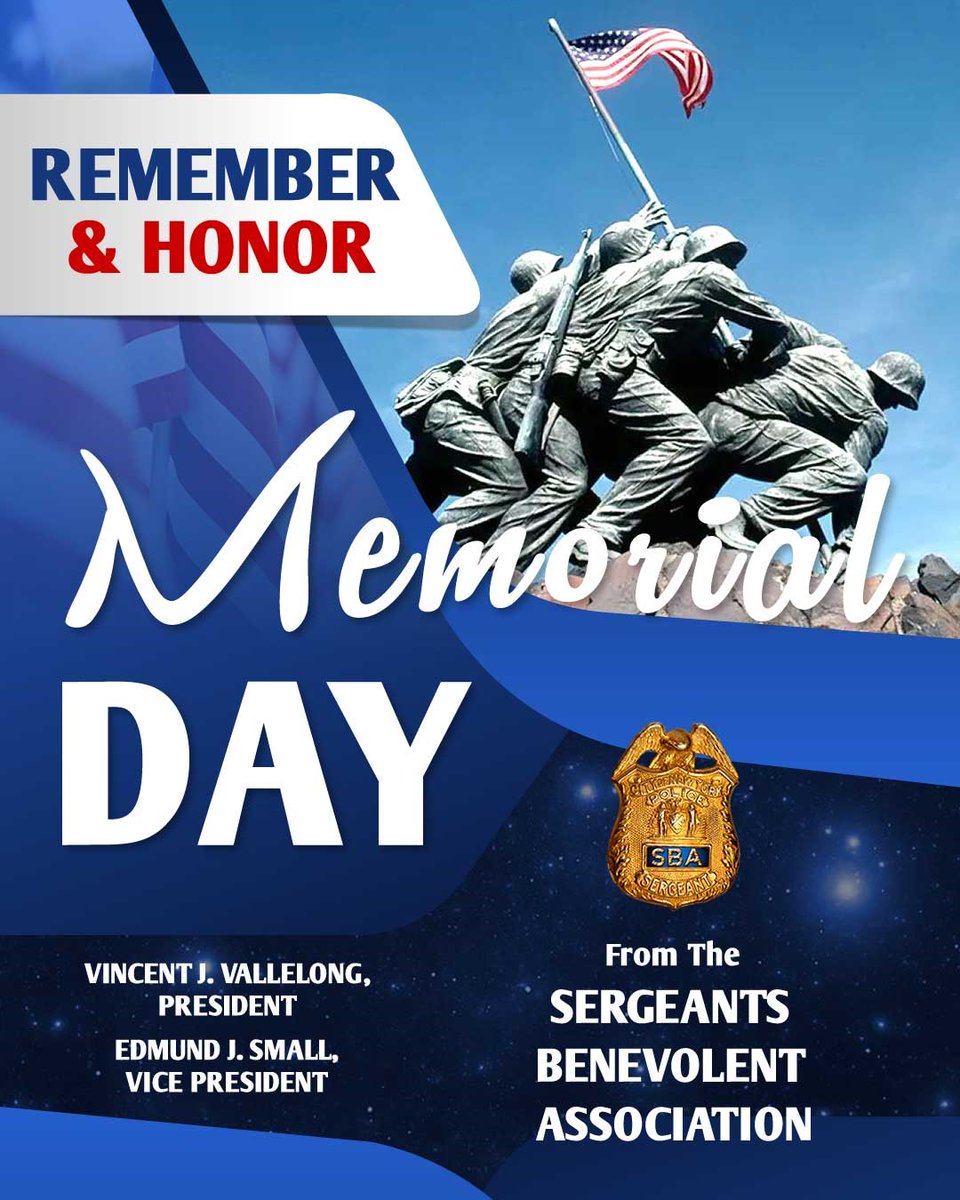 Today is #MemorialDay, commemorating men & women who lost their lives in service to the #USMilitary. It signifies the onset of summer, but please take time to reflect on the true meaning of this somber day. #nypd @rsanypd @nypdpea #Navy #Army #AirForce #MarineCorps #CoastGuard
