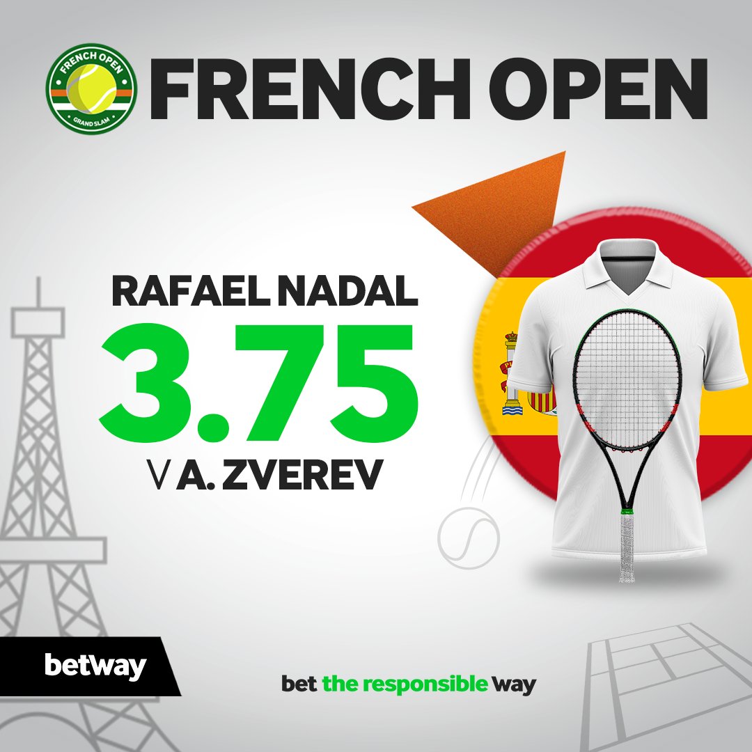 14-time French Open champion Rafael Nadal starts as the underdog against Alexander Zverev in today's first round clash 🎾 Can the #KingofClay overcome the odds and progress to the second round? Bet NOW 👉 bit.ly/3UVsZ9D