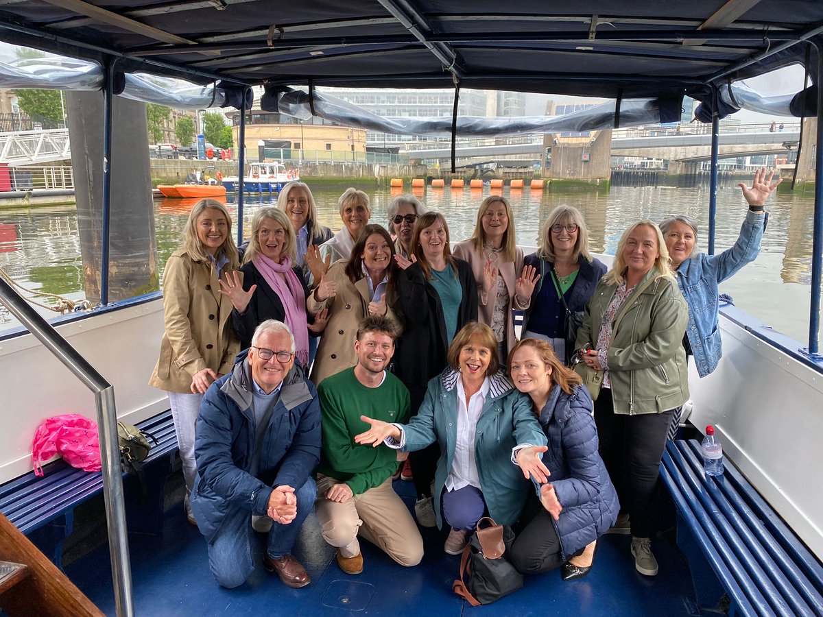 BwellAssociates's tweet photo. Last Friday it was certainly a case of 'we're all in the same boat' as the @BwellAssociates team had our early Summer team outing with a relaxing boat cruise on the River Lagan, superbly hosted by Ahoy Belfast. A great evening was had by all in great company 🛥 ⚓ 🐠 
#teambwell https://t.co/wqe0qiRmQb