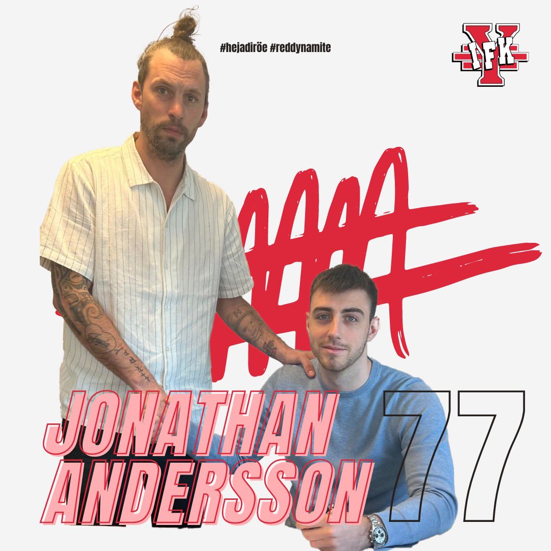 🧨✍🏼 KONTRAKT SIGNERAT ✍🏼🧨

Jonathan Andersson väljer att fortsätta i IFK Ystad HK efter att ha varit utlånad föregående säsong. Trots flera anbud från andra klubbar väljer Jonathan ”di röe”, vilket vi är fantastiskt glada över. 🧨💪🏼

#hejadiröe #reddynamite