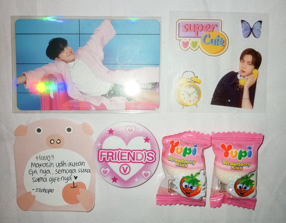 — ꒰💌꒱ super happy mails ˚ ༘♡
Alhamdulillah makasi banyak ka silvi <a href="/Slvhope/">Silviaa♡ⓥ</a> dikasi free PC JHope jga semoga kamu makin di limpahkan rezeki nya,dimudahkan dan dilancarkan segala urusan&amp;permasalahan nya,semoga kebaikan kamu ini diganti berkali" lipat aminn🫶💖