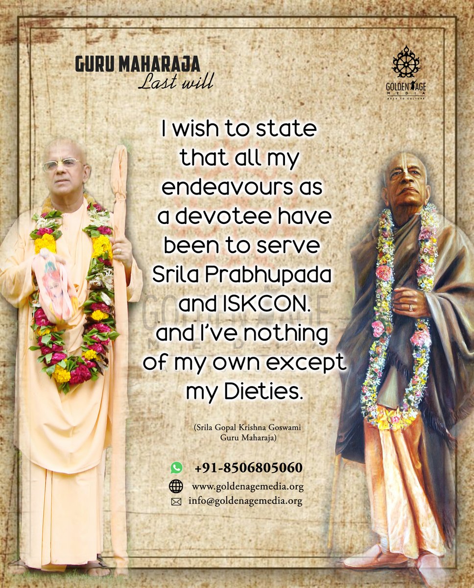 #iskcon #krishna #srilaprabhupada #gkgmedia #disciple #Guru #hhgopalkrishnagoswamimaharaj #iskcon