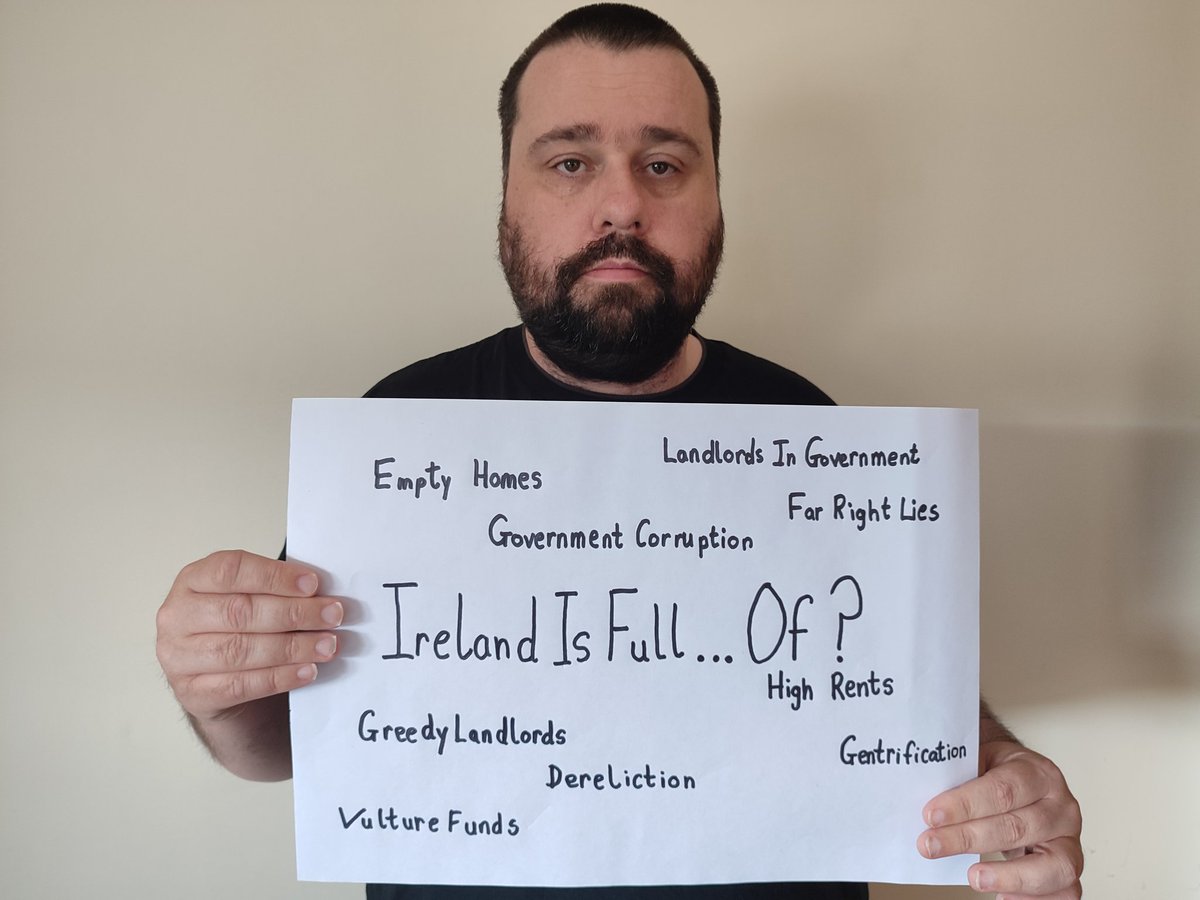 1/2 Hey folks, In the coming weeks & months I'll be releasing a new series of videos aimed at highlighting the many REAL causes of the Irish housing crisis whilst also dispelling the ludicrous 'Ireland Is Full' myths that are currently being peddled by the far-right.