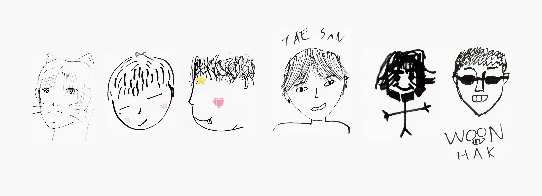 their self portraits for more magazine ㅠㅠ