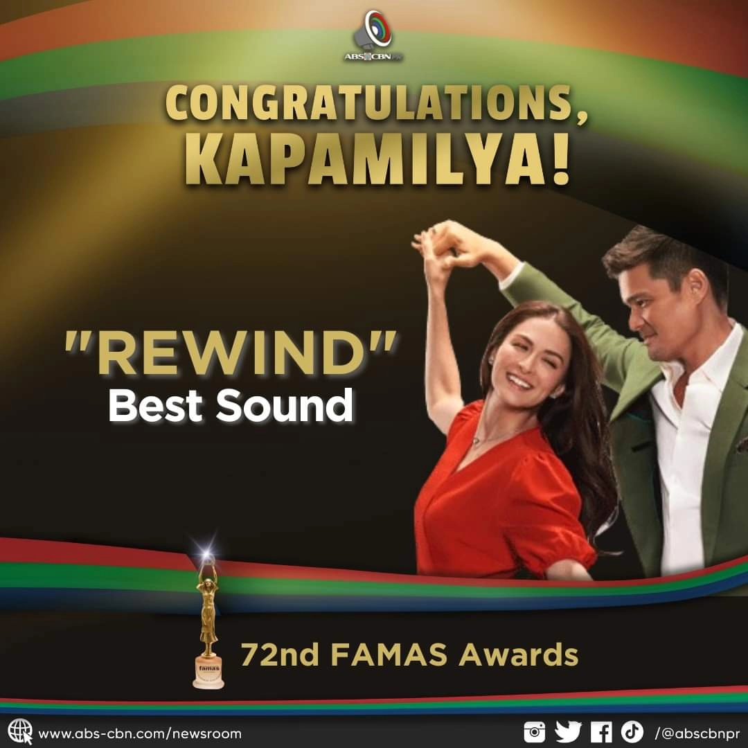 Maraming salamat, FAMAS! ❤️💚💙 Thank you, Lods! 🙏