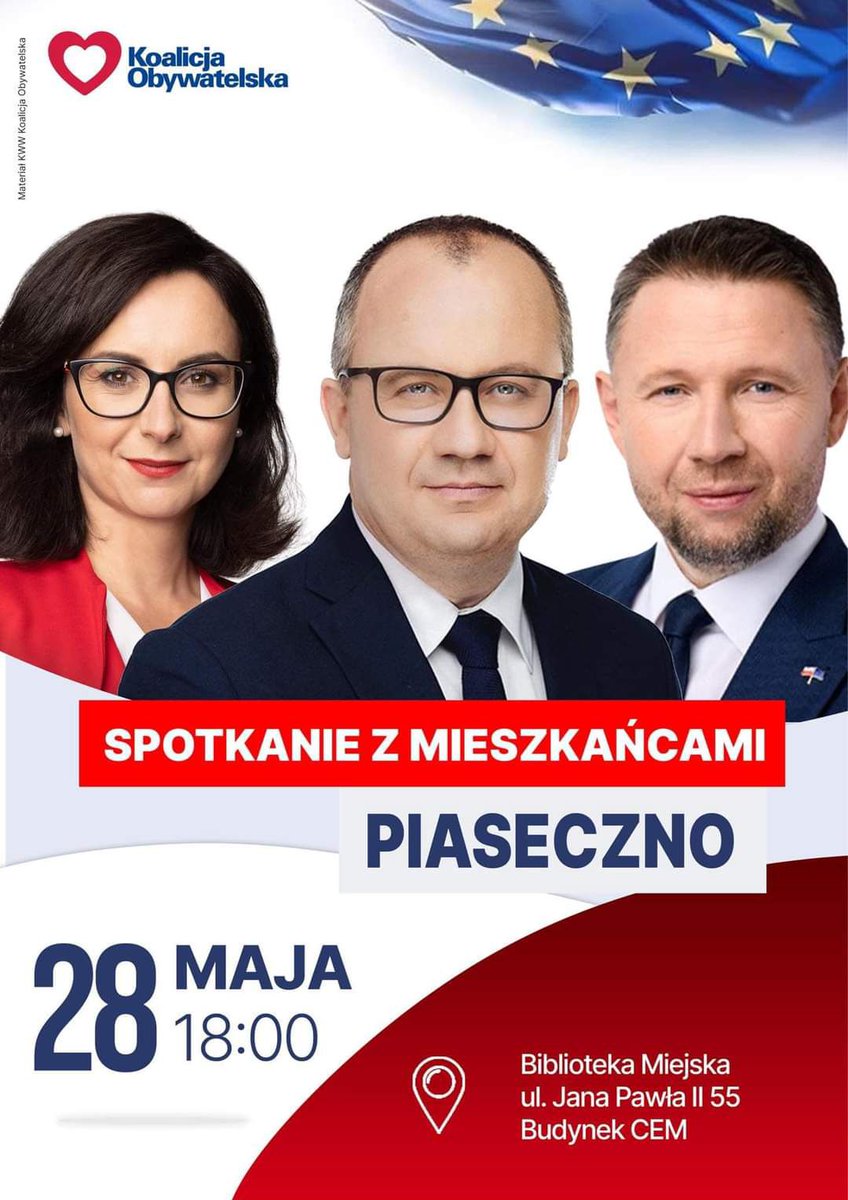 PIASECZNO 📣 Widzimy się we wtorek na spotkaniu z ministrem @Adbodnar i @MKierwinski. Zapraszam!