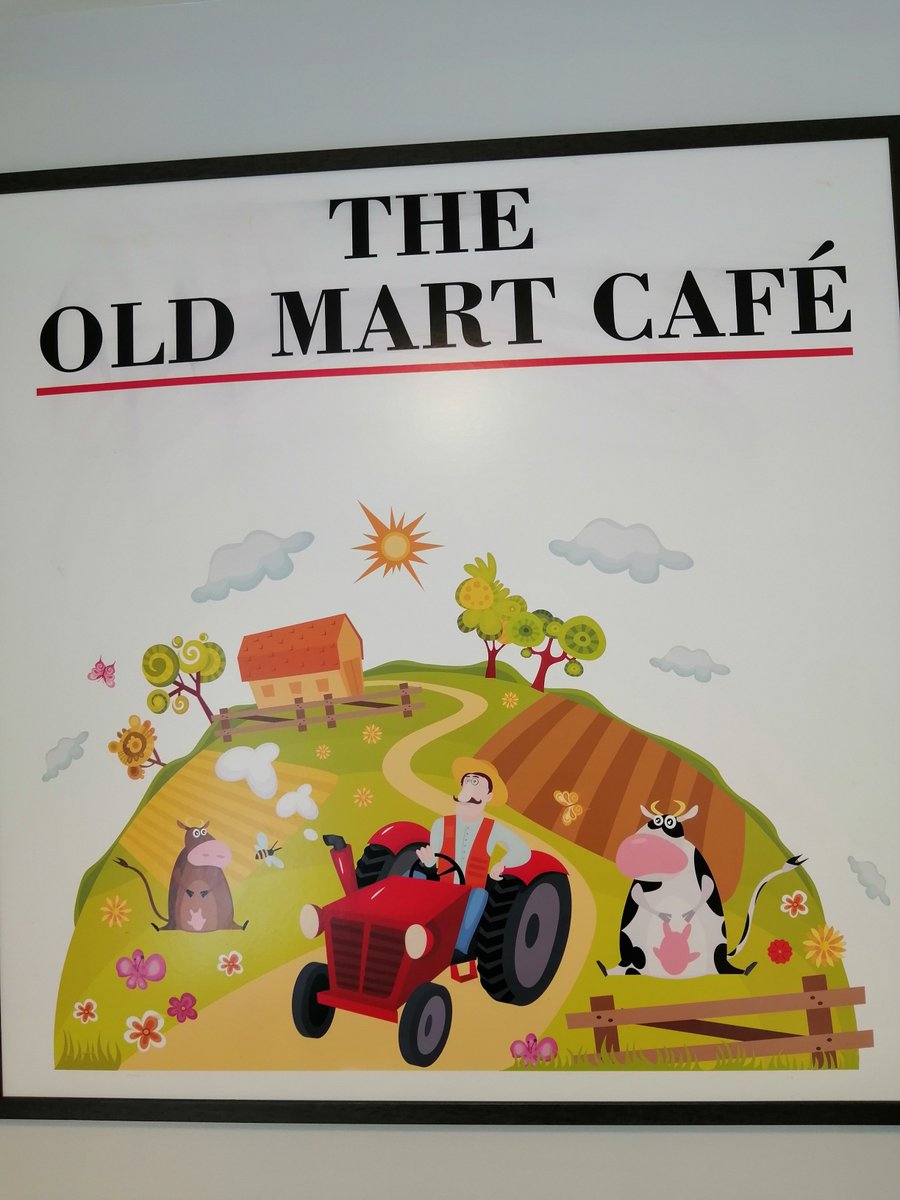 Delicious homebaked tray bake n coffee by our colleagues at #MaudCommunity Trust at the Old Mart Cafe #DTAS supporting Development Trusts!