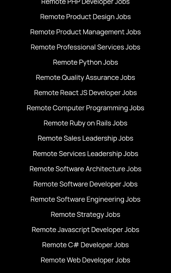 All Remote IT jobs in one site with a legit company hiring currently.

Popular roles are;

•Back-end dev Jobs
•Front-end Dev Jobs
•AI Engineer Jobs
•DevOps Engineer Jobs
•Web Developer Jobs
•+ 1000 more

To get them:
✓Follow me (I DM you)
✓Reply ( Jobs)
✓Like & repost