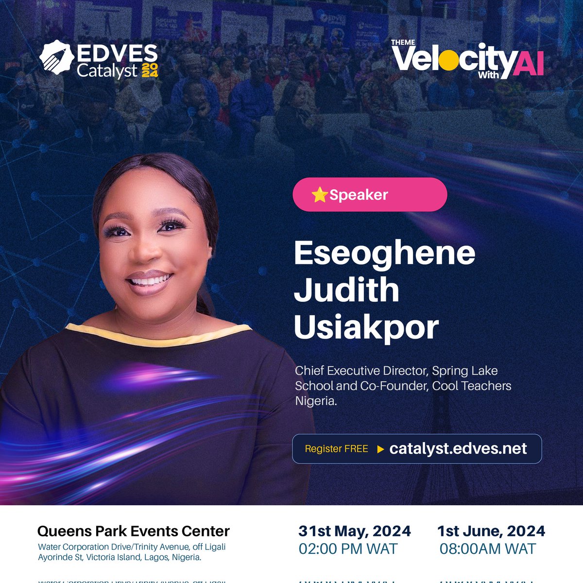 Eseoghene Judith Usiakpor is the Chief Executive Director of Spring Lake School and Co-Founder of Cool Teachers Nigeria. She is certified in the theory and practice of the Montessori method of Education and Early Childhood Education.