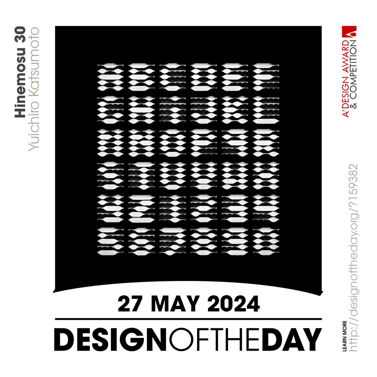 adesignaward's tweet image. Congrats to @katsumoto_y, the creator behind the Design of the Day of 27 May 2024 - Hinemosu 30 Computer Display. Checkout this great work now. We are currently featuring it at designoftheday.org/?159382 #designoftheday #adesignaward #designcompetition #KineticTypography…