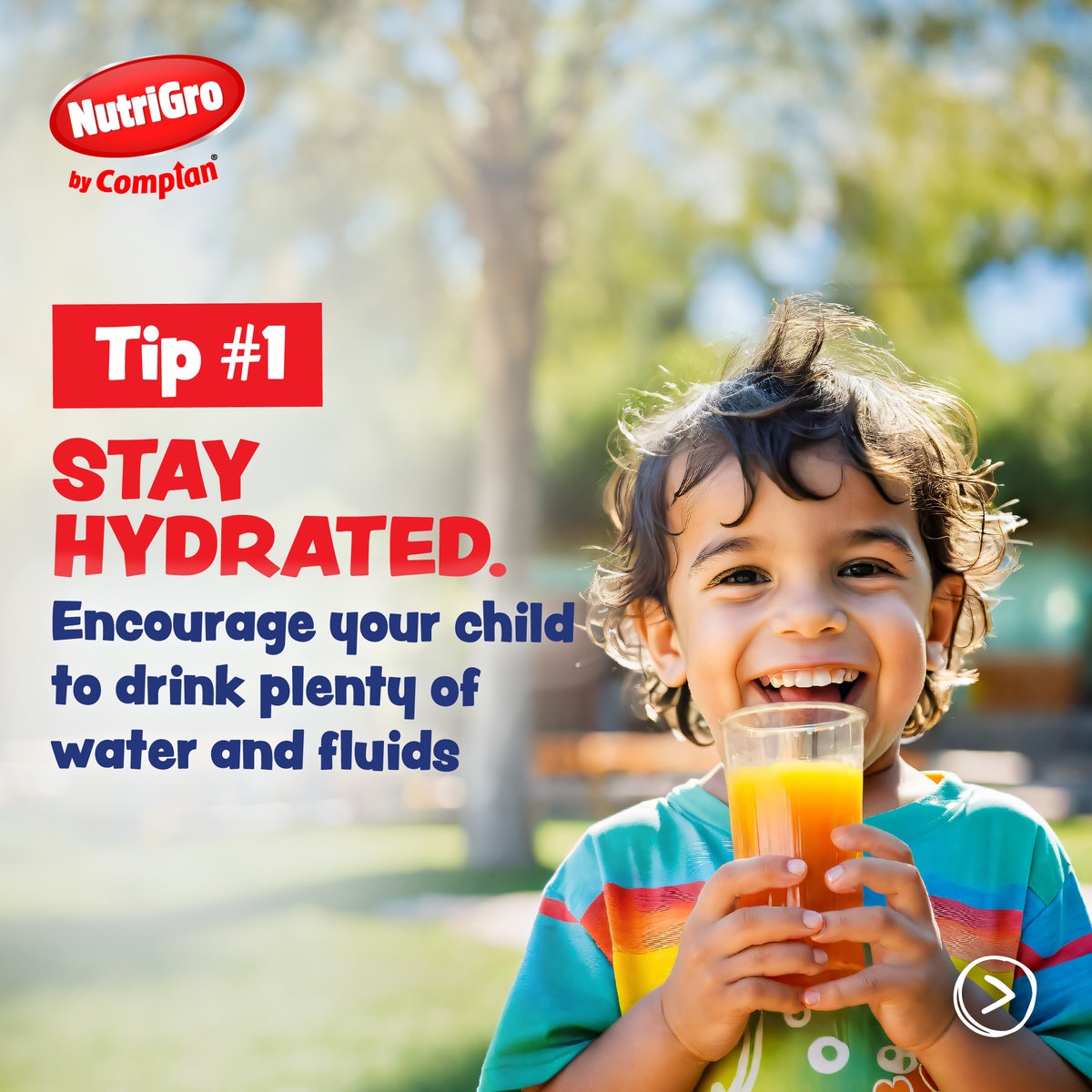NutrigroComplan's tweet photo. Stay hydrated. Don’t wait until you feel thirsty to drink water. By the time you’re thirsty, you may already be dehydrated. Make it a habit to drink water regularly throughout the day.

#GrowWithNutrigro #ComplanNutrigro   #SummerTipsForKids #Summer #SummerFun #SummerHolidays https://t.co/hPdEX3Cbx1