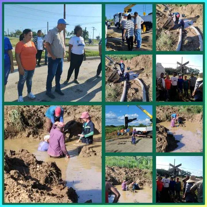 Jornadas de labor intensa para nuestros hidráulicos en #CiegodeAvila