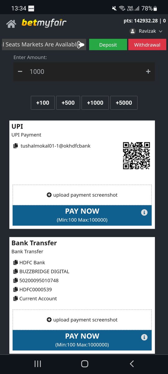 VEERcontest's tweet photo. @HDFC_Bank @RBI  ye menay account details upload ki h...is account ko money laundering me use kiyaa jaa rha h @dir_ed @CBItweets @MumbaiPolice @PMOIndia https://t.co/qEN3lK88m4