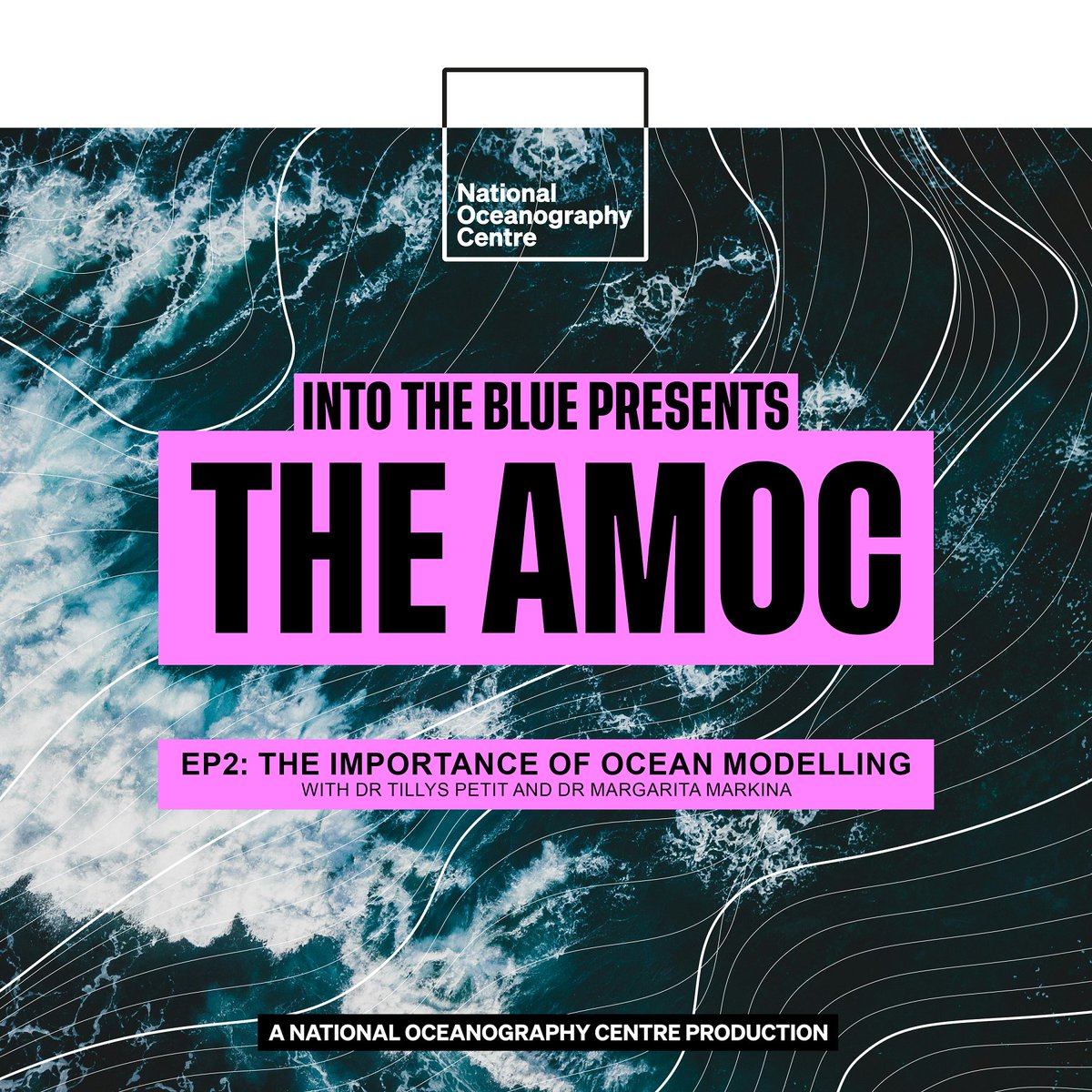 'We need ocean models because it's the only way for us to predict what will happen in the future'. 🔮

Episode 2 of 'Into the Blue Presents: The #AMOC' drops THIS WEDNESDAY!

🎧 Listen on your favourite podcast app or watch on YouTube.

#NOCIntoTheBlue