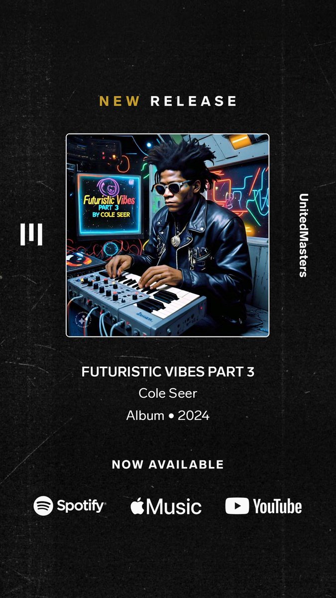 Cole Seer - FUTURISTIC VIBES PART 3 Like, Share & Subscribe #mondaythoughts #MondayMorning #MondayMood #mondayvibes #MondayMotivaton #mondayinspiration #MondayHustle #COLESEER #UNITEDMASTERS #memorialday  unitedmasters.com/m/futuristic-v…