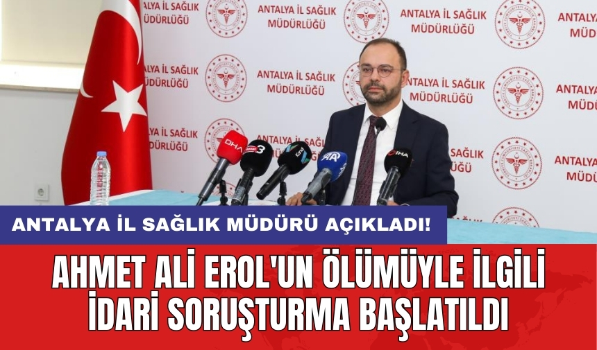 ⚡  Antalya İl Sağlık Müdürü açıkladı! Ahmet Ali Erol'un ölümüyle ilgili idari soruşturma başlatıldı: AK Parti Manavgat İlçe Başkanı Ahmet Ali Erol'un ölümü, Antalya'da büyük bir üzüntüye neden oldu. Sağlık Müdürlüğü, ailenin şikayeti… dlvr.it/T7S383 #GÜNDEMANTALYA