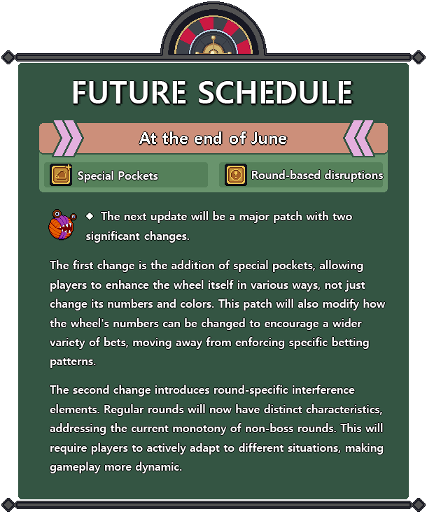 The following update details and schedule are as follows! Please look forward to it!

📣Join our Discord community : 
✅discord.gg/8JDFsrwWFB✅

📌Wishlist on Steam : 
✅bit.ly/3PqXpi7✅

#indiedeveloper #binglebingle #steam