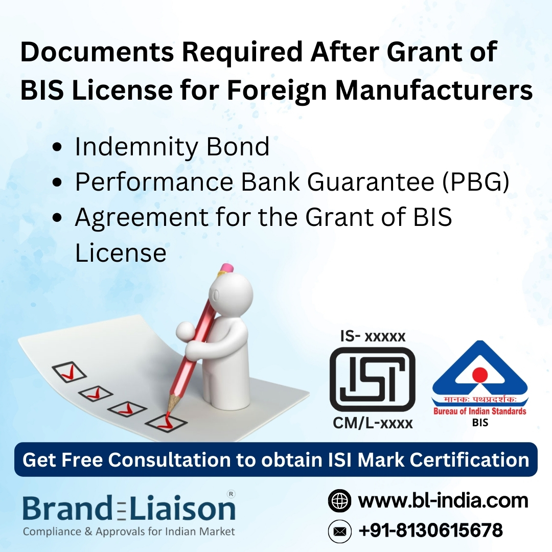 A #BISlicense ensures the quality, safety, and reliability of your products, signifying that they meet rigorous safety and performance standards.

Contact us today for comprehensive assistance in obtaining BIS Certificate!

bl-india.com
#BIS #indianstandards #certified