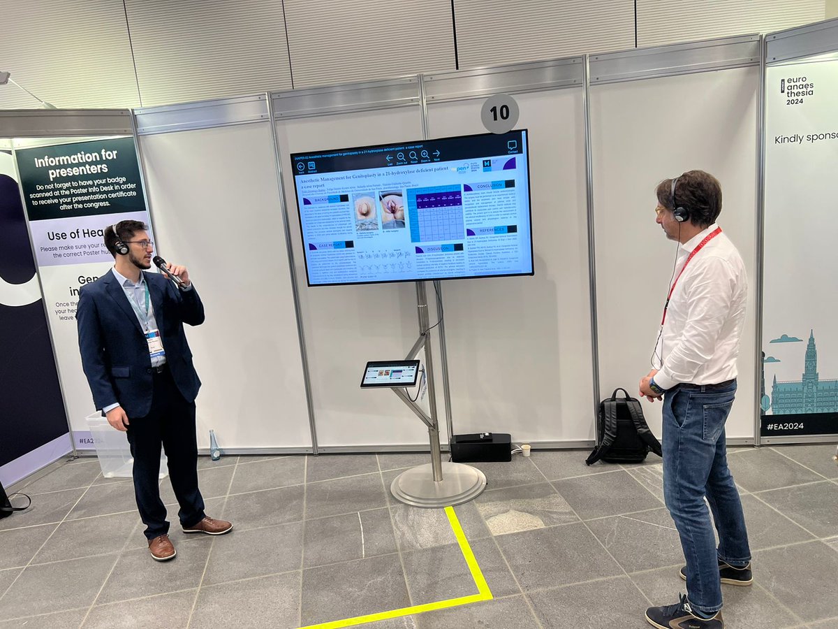 NAPEN Anestesiologia USP (@napen_icr) on Twitter photo Our brilliant 3rd year residents, Felipe Ricarte and Pedro Demarqui, presenting challenging cases in pediatric anesthesia at Euroanaesthesia 2024 in Munich, Germany. #EA24 #PedsAnes <a href="/anestesia_usp/">Anestesiologia USP</a> <a href="/FMUSPoficial/">FMUSP - Oficial</a> <a href="/ricardovieirac/">ricardo vieira</a> <a href="/gabriel_anesth/">Gabriel Soares</a> <a href="/teruya_29/">Suzana Teruya</a> <a href="/quintao_quintao/">Vinicius Quintao</a>
Visit Our brilliant 3rd year residents, Felipe Ricarte and Pedro Demarqui, presenting challenging cases in pediatric anesthesia at Euroanaesthesia 2024 in Munich, Germany. #EA24 #PedsAnes <a href="/anestesia_usp/">Anestesiologia USP</a> <a href="/FMUSPoficial/">FMUSP - Oficial</a> <a href="/ricardovieirac/">ricardo vieira</a> <a href="/gabriel_anesth/">Gabriel Soares</a> <a href="/teruya_29/">Suzana Teruya</a> <a href="/quintao_quintao/">Vinicius Quintao</a>
Visit