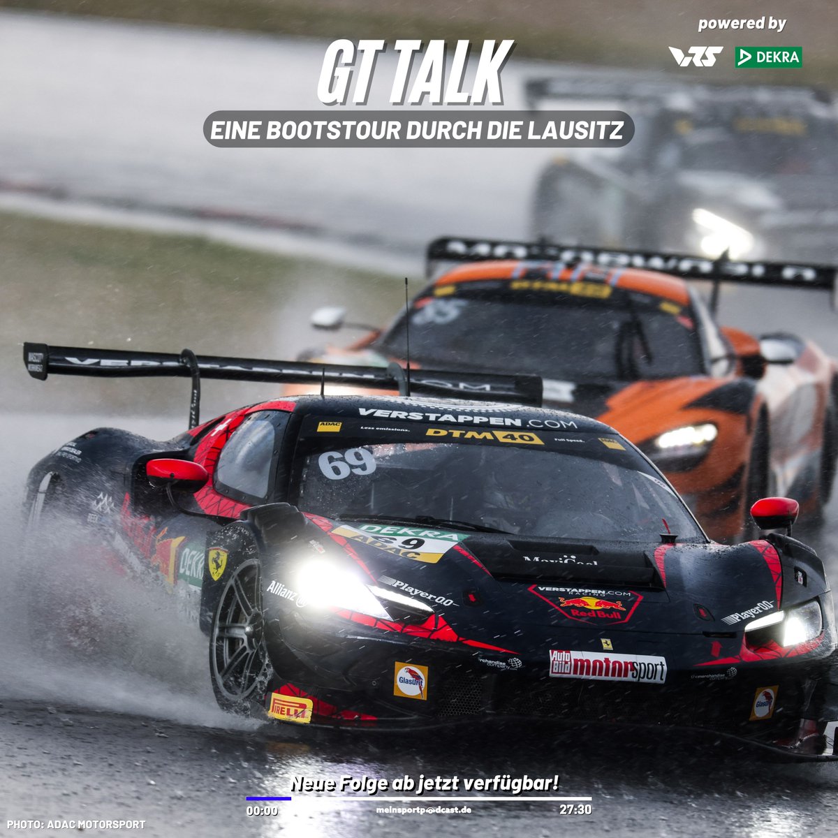 GTtalk_de's tweet photo. In der ersten Daily Ausgabe schauen wir zurück auf die #DTM vom Lausitzring. 

Von der Bootstour bis zur Kollision der beiden ABT Teamkollegen war in der Lausitz einiges geboten. 

Alles dazu hört ab jetzt! https://t.co/LDlhxlzi2p