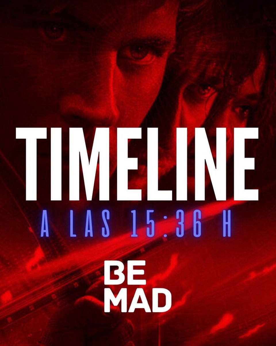 Prepárate para embarcarte en un viaje en el tiempo 💥🚀 👉 TIMELINE - 15:36 H ¡En #BeMad estamos #LocosPorElCine!