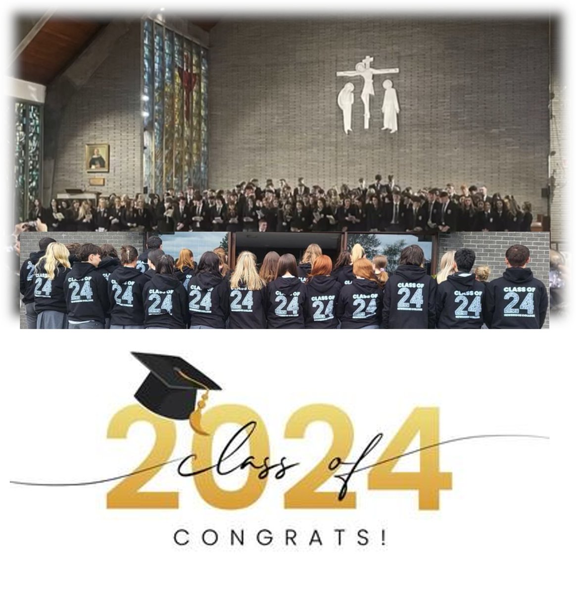 Congratulations on your graduation🎉Class of 2024.
Best wishes in the Leaving Certificate and in all of your endeavors beyond Newbridge College. 
Keep in touch, Stay connected, share your successes, you’ll always be part of the Newbridge College Past Pupil Union community.🫶
