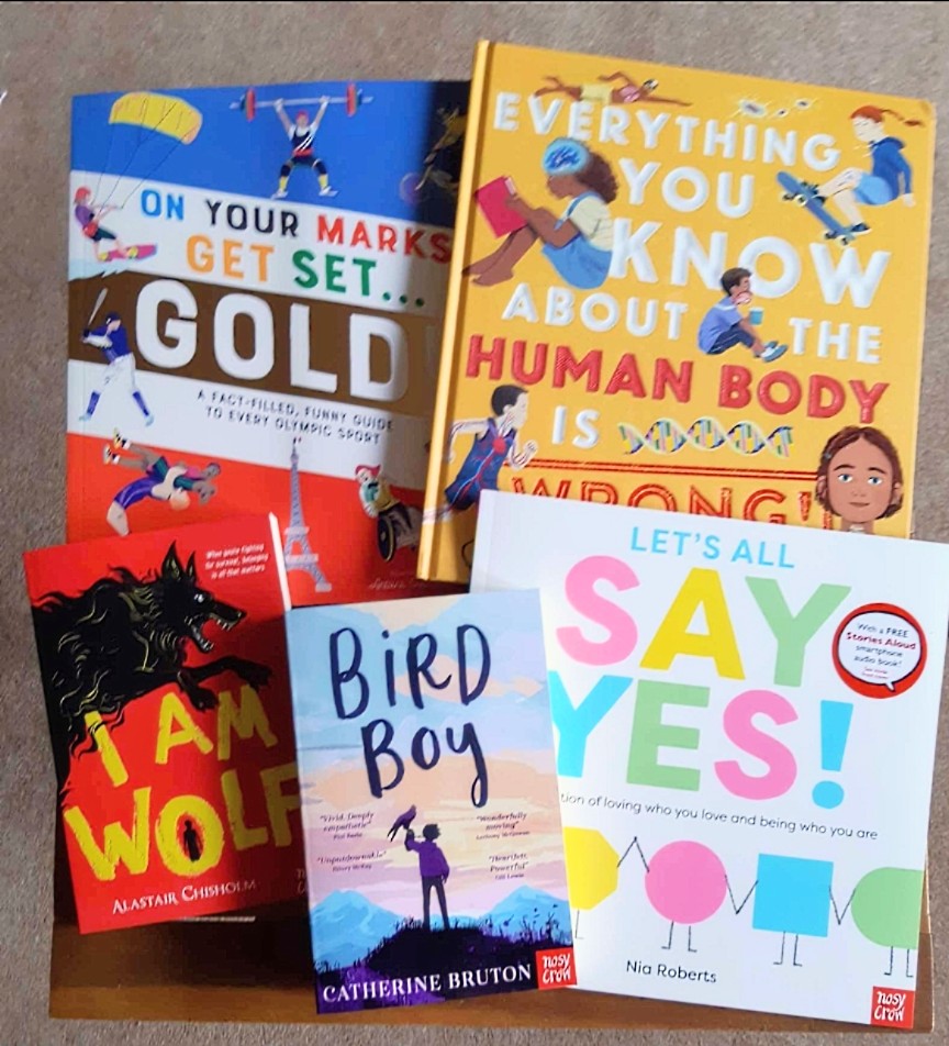 What a wonderful bundle of #BookPost to start the week! Thank you @NosyCrow for this selection, featuring sport, bodies, diversity, adventure, and empathy ✨💙 We can't wait to share them with children in schools! #BooksForSchools #ChildrensBooks #BooksForKids