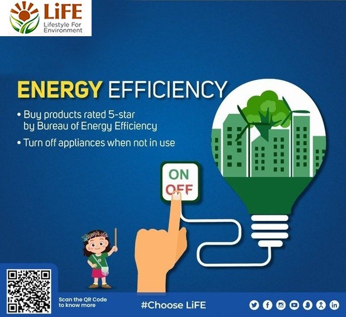 'Power Down to Power Up' save energy in an effective and efficient way. #ChooseLiFE #MissionLiFE