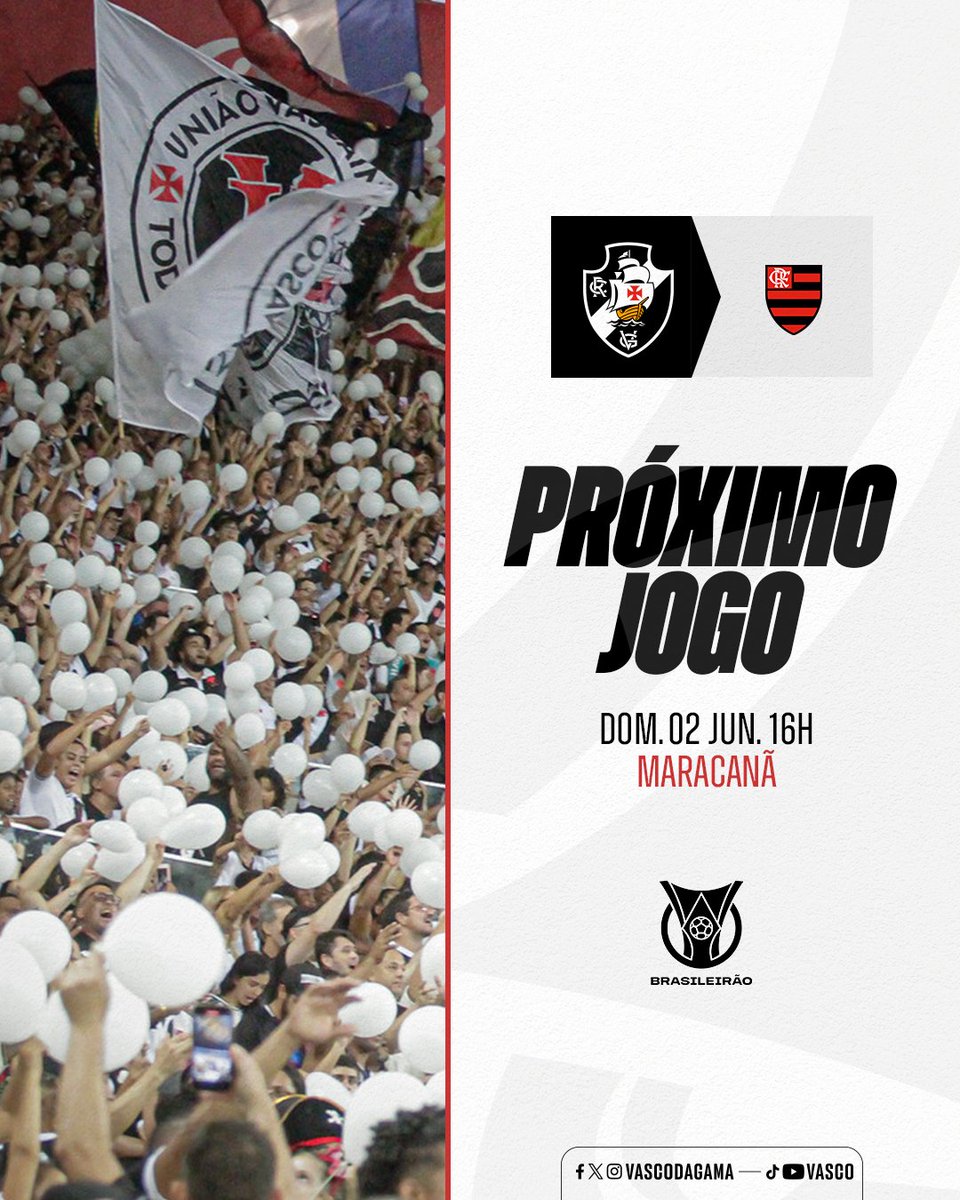 Próximo jogo do Gigante da Colina 💢 🎟️ Informações sobre ingressos em breve. 📸: Matheus Lima | #VascoDaGama