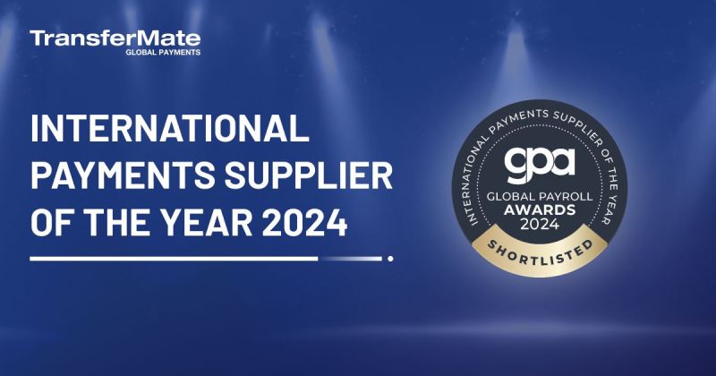 Our embedded payment solutions that powers payments for payroll, software providers and EORs has been shortlisted at the 2024 Global Payroll Association (GPA) awards for 'International Payments Supplier of the Year'​

#GPAAwards2024 #InternationalPayments