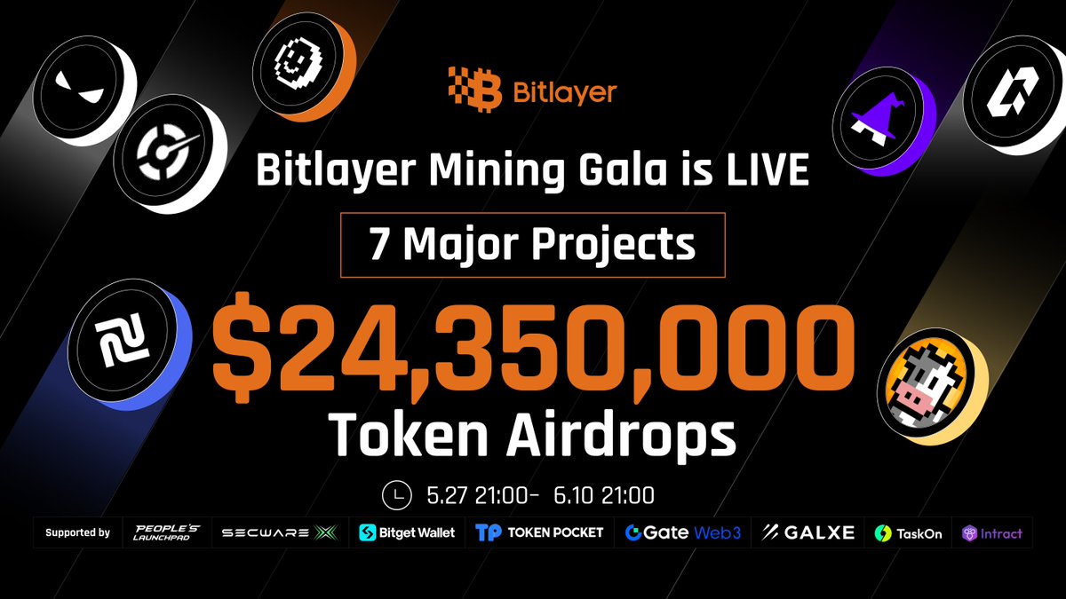 🚨 Attention! The Bitlayer Mining Gala is officially live, offering an incredible $24.35 million for participants! 👉 Act now and claim your share: bitlayer.org/mining-gala 🔗 Guides available to help you get started!：notion.so/bitlayerlabs/B…