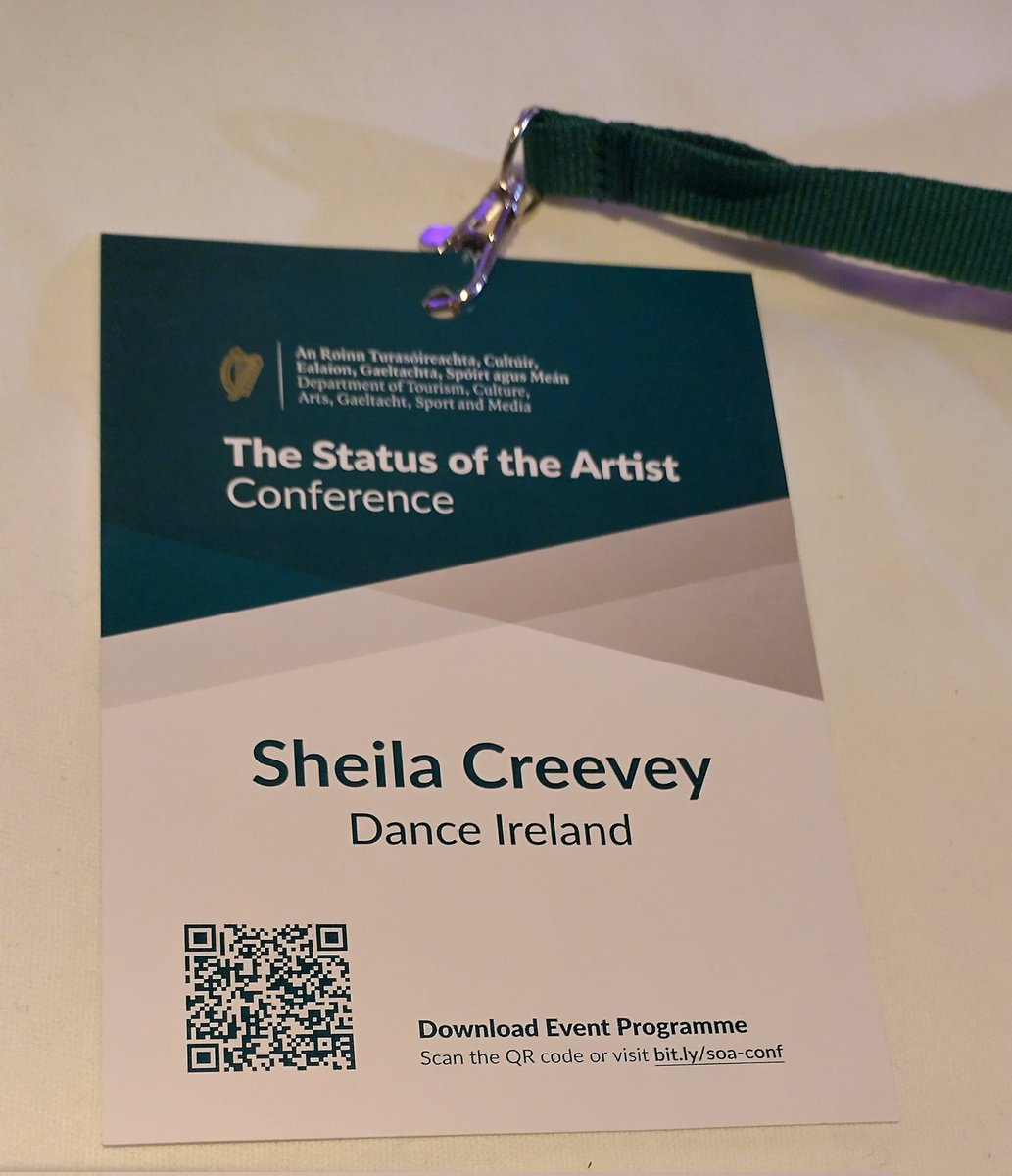 I'm pleased to attend this important event representing dance and @DanceIreland, discussing the importance of continued investment in artists, the impact of Basic Income on wellbeing, society, and future developments in arts & culture. @DeptCultureIRL @artscouncil_ie