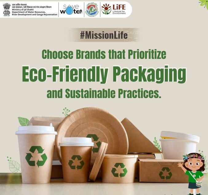 Choose Brands that Prioritize Eco-Friendly Packaging and Sustainable Practices. #ChooseLiFE #MissionLiFE