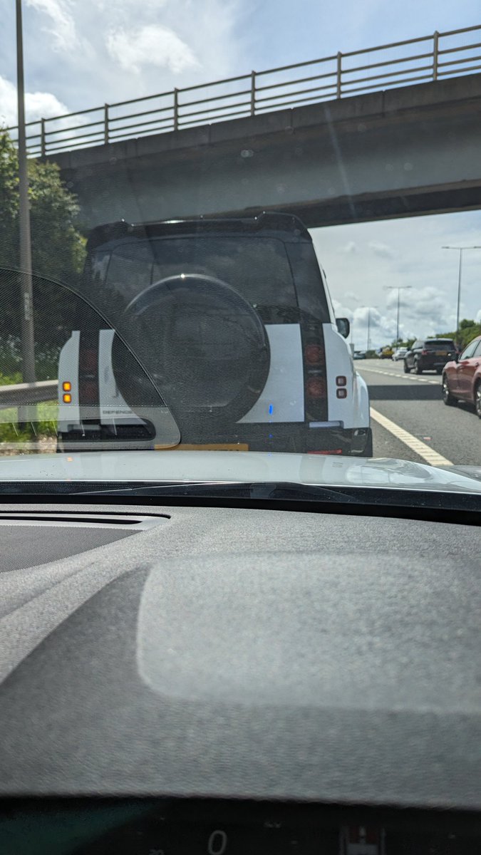 M1 Junction 10- Vehicle seen slightly in excess of the speed limit. When stopped to be educated, an improperly restrained child was found sitting in the front. Parents were apparently unaware of the requirements of child seats. See rules here: gov.uk/child-car-seat…