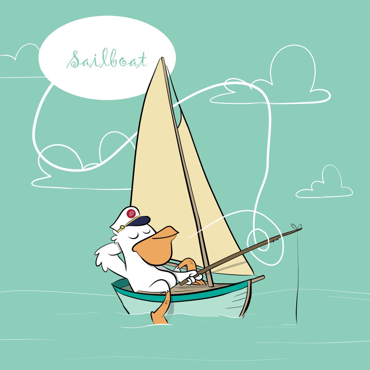 It's #AnimalAlphabets time, and the word for this week is ‘Sailboat’. ⛵

@animalalphabets #characterdesign #sailboat